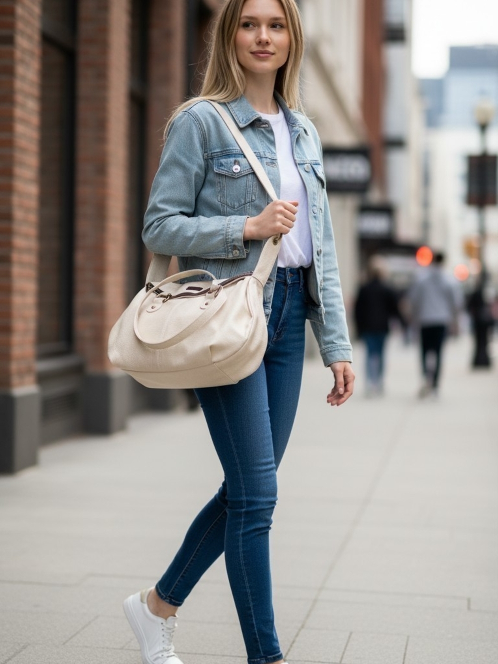 Matt & Nat Neutral Cream Shoulder Bag - Stylish Everyday Tote